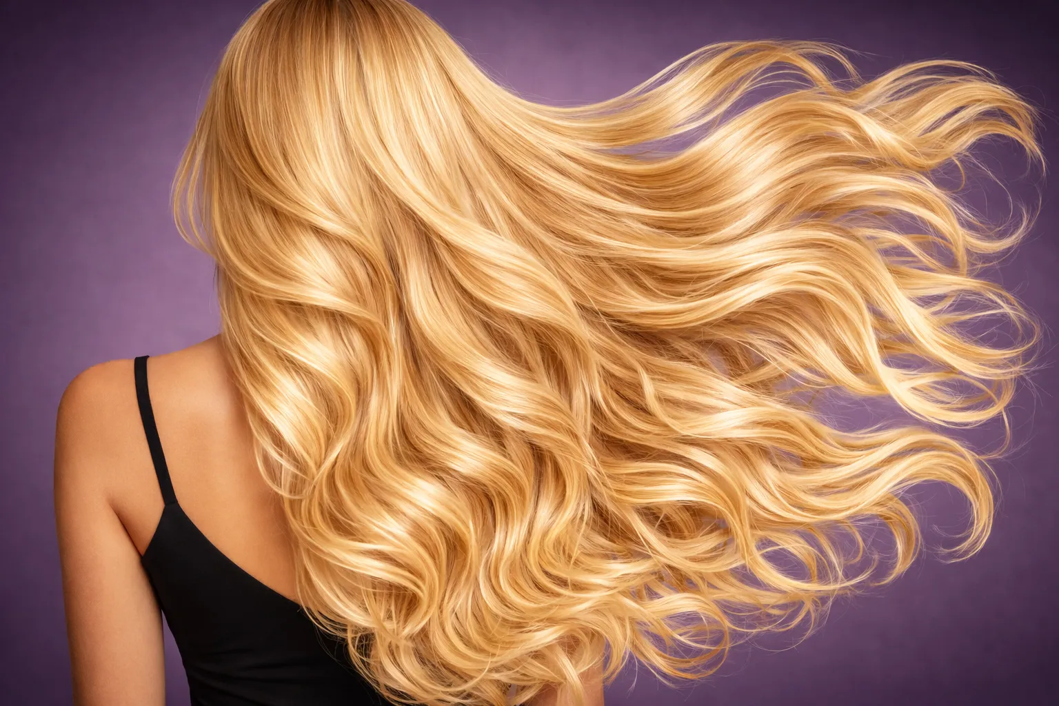 Resultado de coloración profesional en Studio Visage Bello Horizonte.