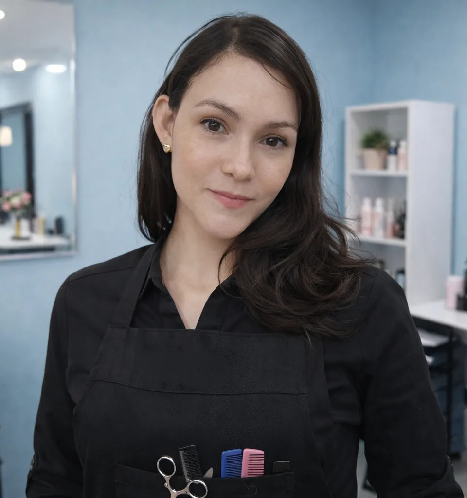 Área de atención de Studio Visage en Managua.